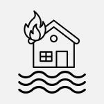 Fire & Water Damage Restoration icon