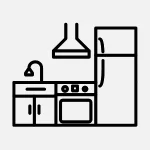 kitchen remodeling service icon